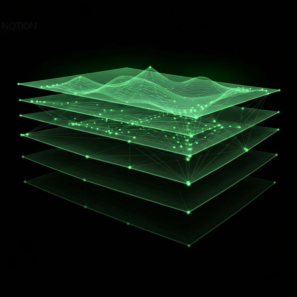 Layered semantic architecture - multiple processing planes for encoding, scoring, and decay